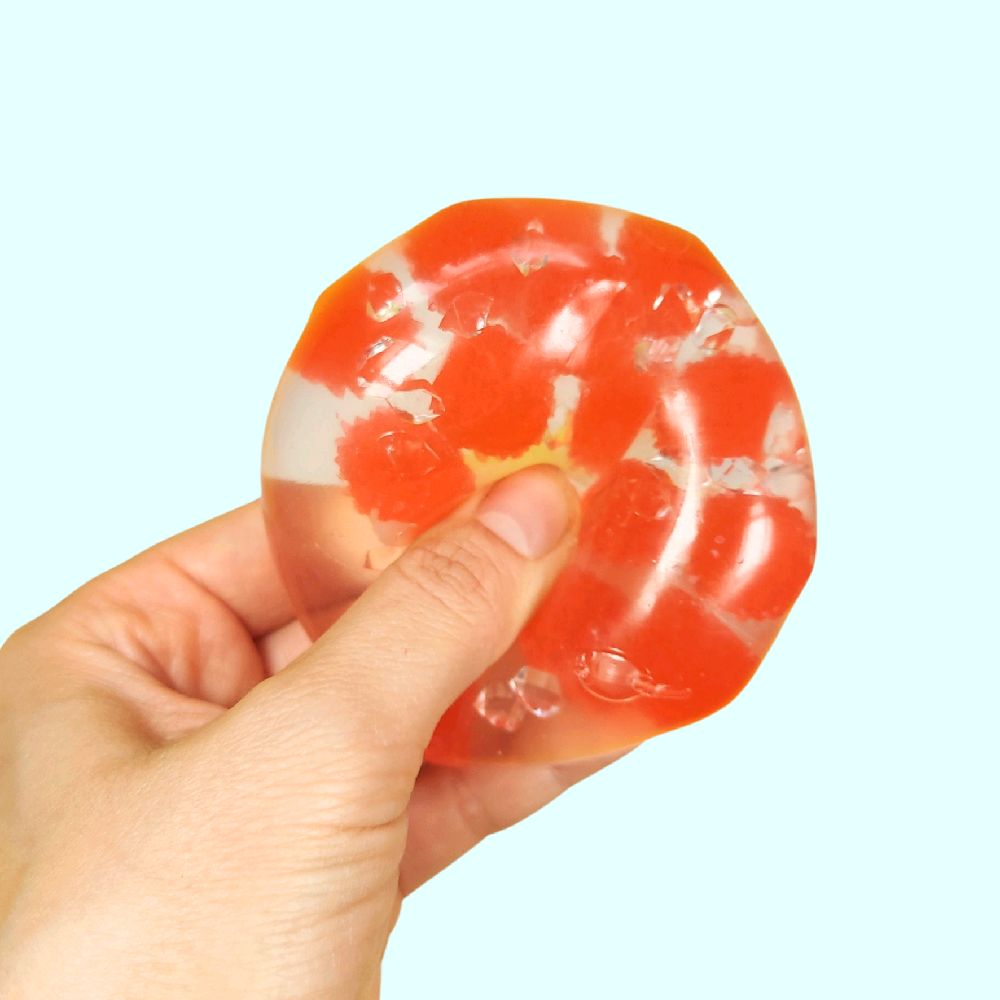 Crunchy Jelly DNA Ball - stress ball fidget stress reliever anxiety sensory ball crunchy ball