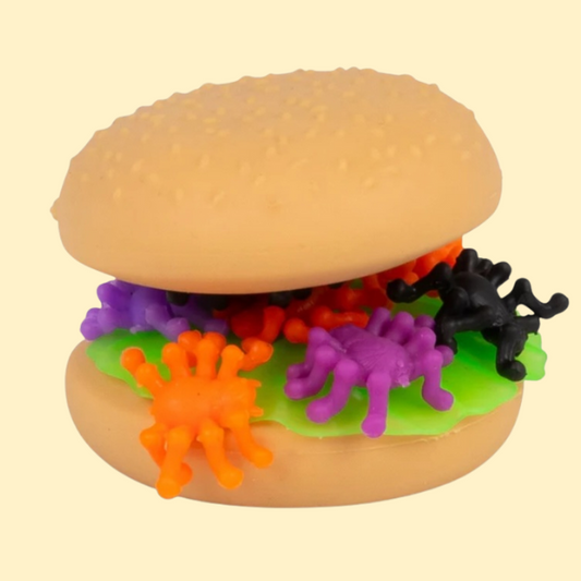 SCRUNCHEMS SPOOKY SPIDER BURGER SQUISHY