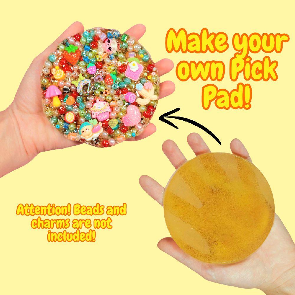 REMELTABLE PICK PAD BASE - DIY SPECIAL PICKY PAD MAKING BASE REUSABLE