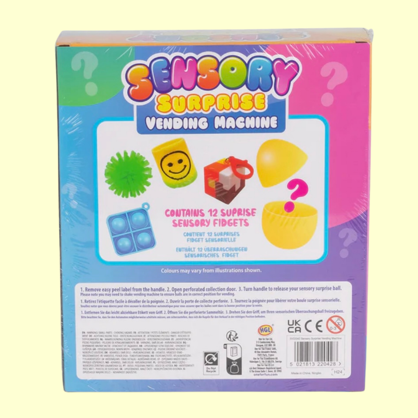 Sensory Vending Machine - 12 fidgets