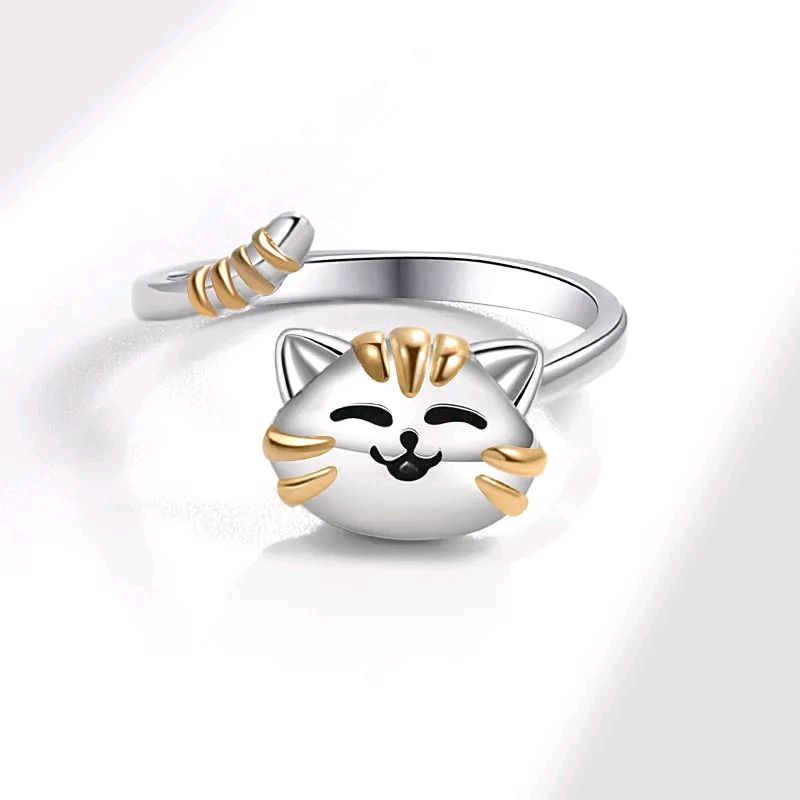 RESIZABLE ANXIETY RING -CAT stress reliever adhd fidget
