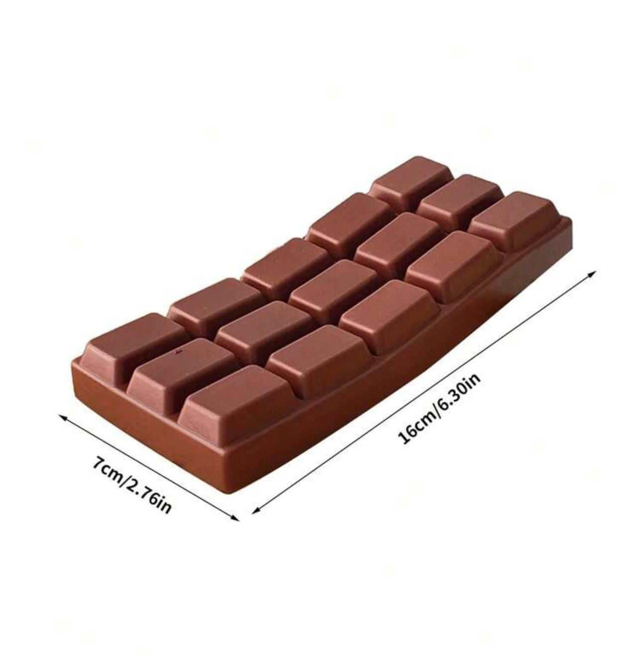 Chocolate bar slow-rising foam squishy - chocolate scented