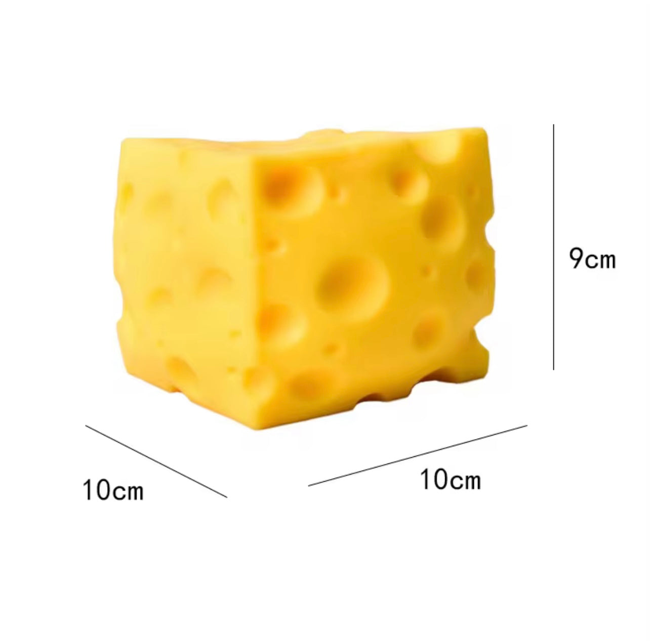 Large Foam-filled Cheese Squishy - 10cm