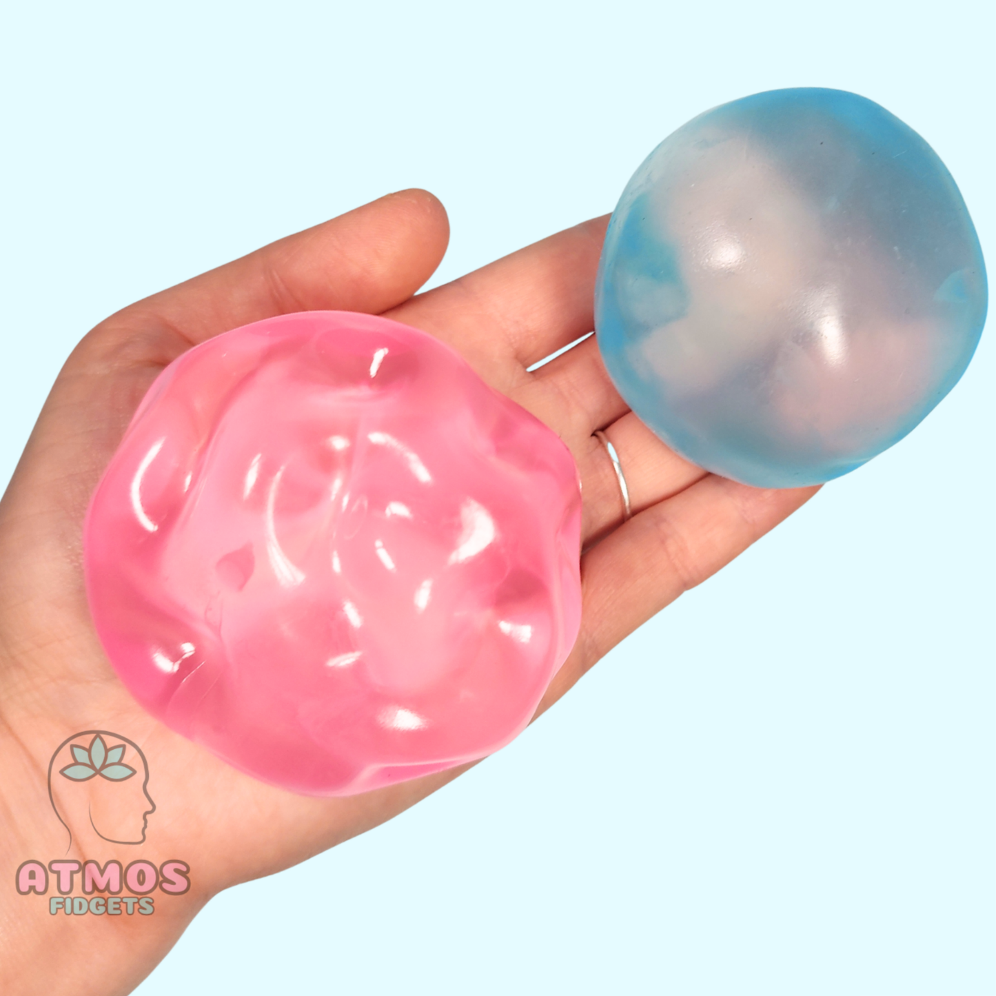 Non-rebounding Coconut oil squish ball