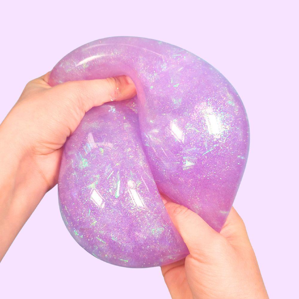 Large Glitter Squish Ball - Scrunchems stress ball glitter fidget toy sensory