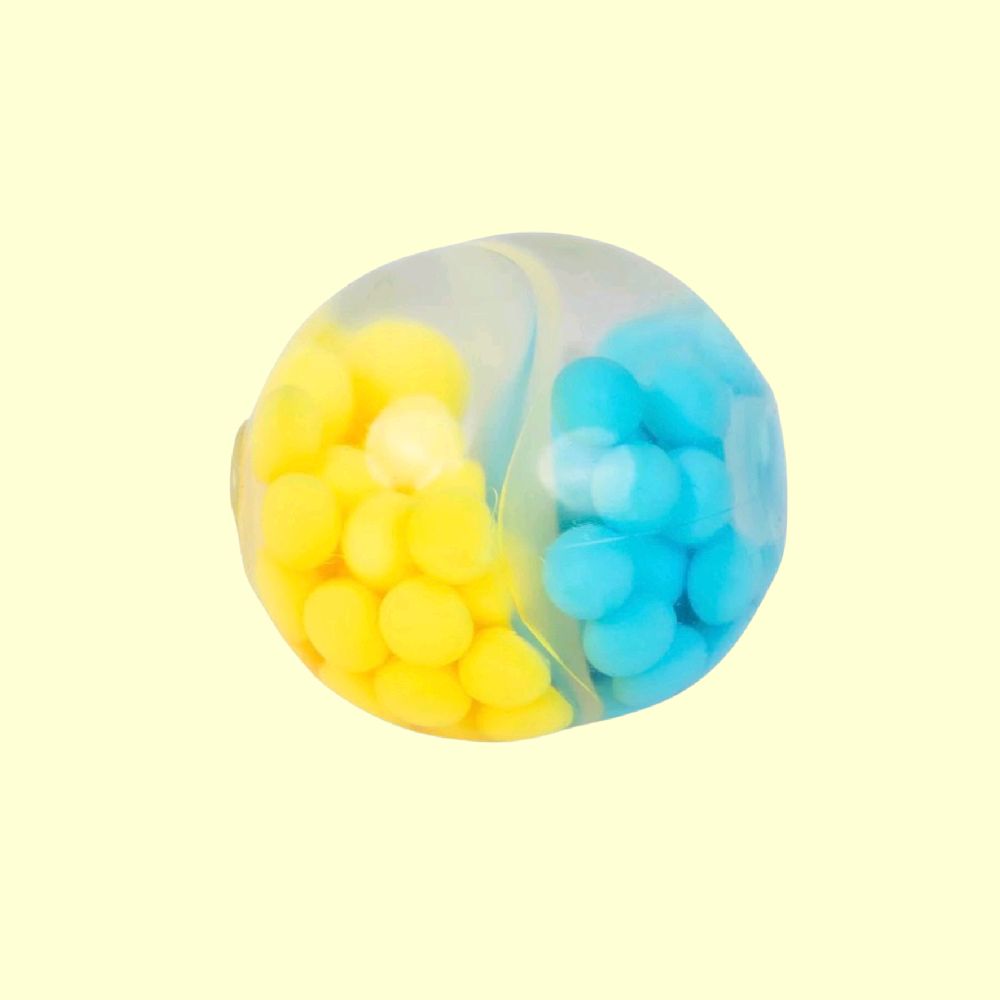 ASMR Squish Ball - Scrunchems crunchy ball stress reliever sensory fidget toy