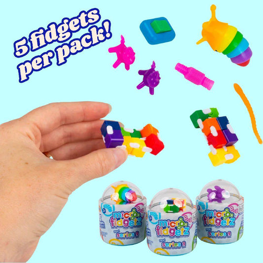 Micro Fidgetz - 5 fidget toy travel friendly stress relief school work