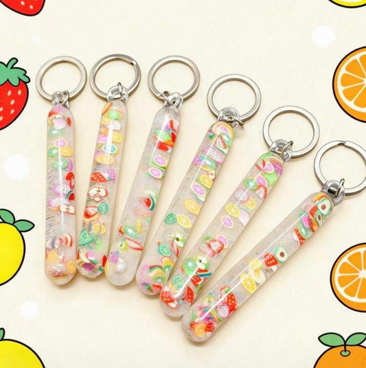 Liquid motion keychain