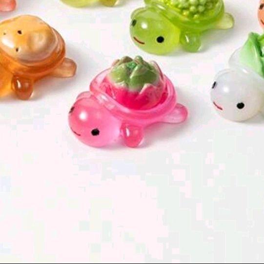 Turtle Worry Buddy - glow in the dark textured figures collectible