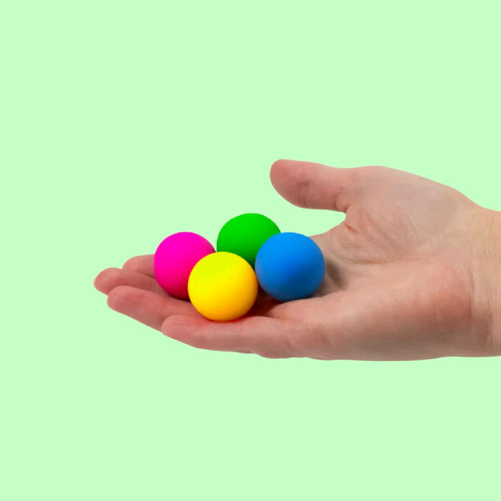 6pcs Scrunchems Micro Sugar Maltose Squish Ball - stress relief anxiety reliever sensory