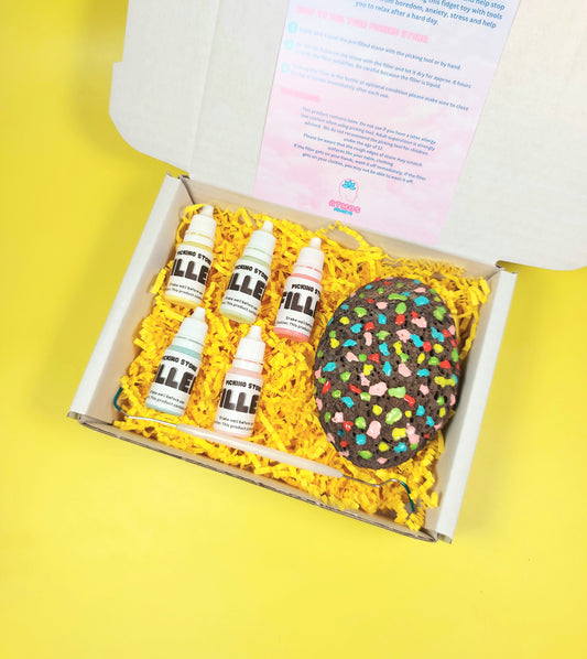 Picking stone gift set - colourful