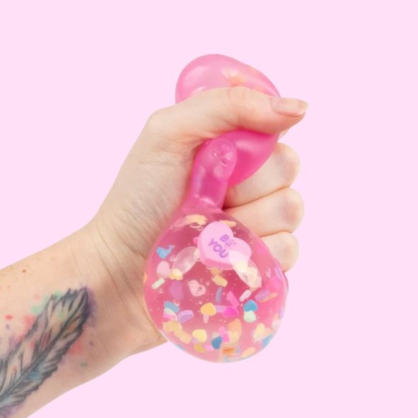 Scrunchems Kind Heart Squishy Bear - squishy stress ball sensory fidget