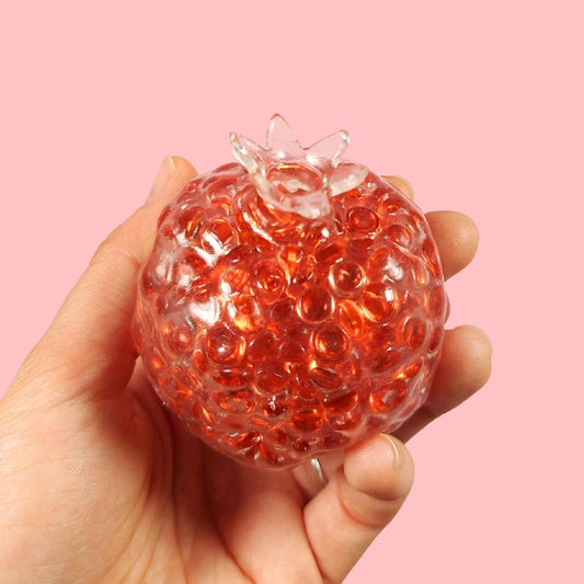 Crunchy Pomegranate Ball - ASMR crunchy stress ball sensory fidget toy stress anxiety reliever