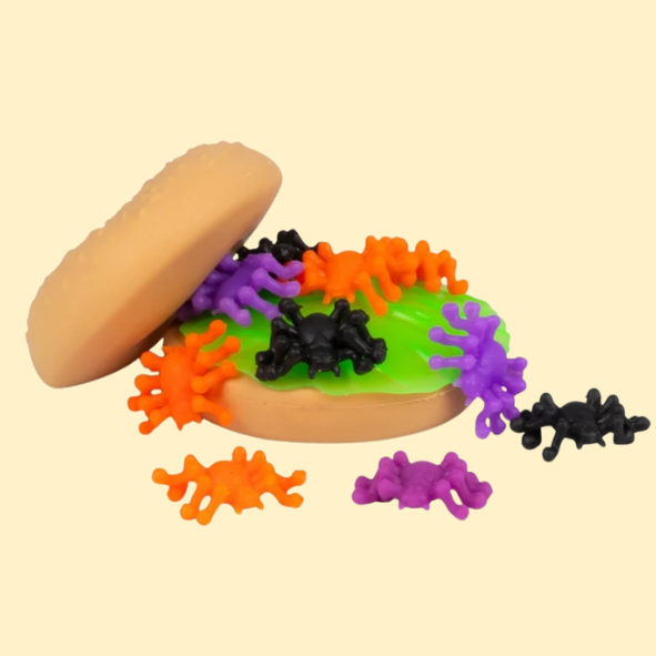 SCRUNCHEMS SPOOKY SPIDER BURGER SQUISHY