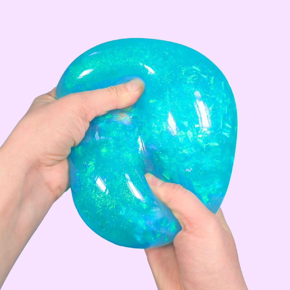 Large Glitter Squish Ball - Scrunchems stress ball glitter fidget toy sensory