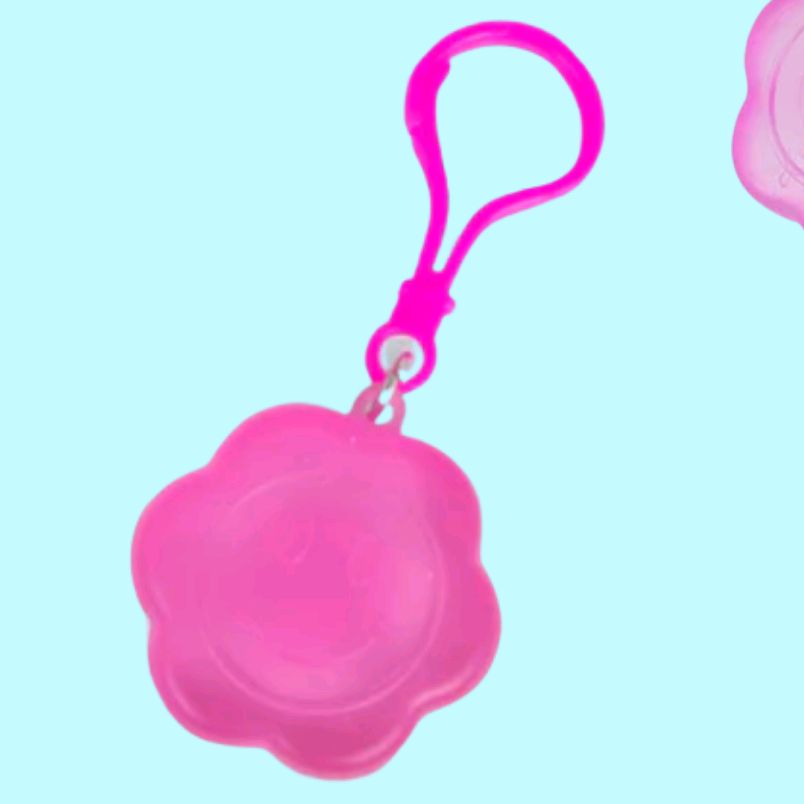Scrunchems Flower Power Sugar Keychain - sugar squishy sensory fidget keychain