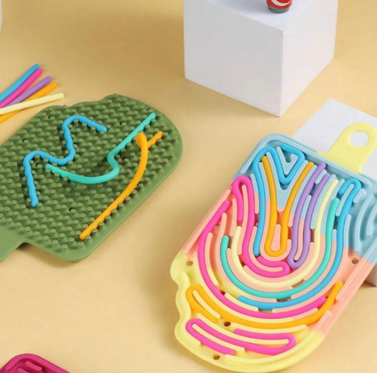 Sensory board - Ice cream