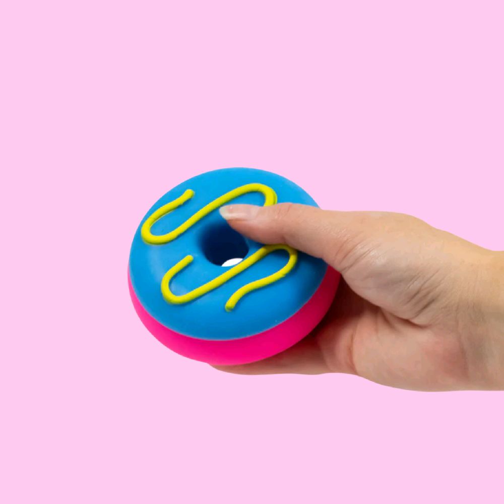Scrunchems Donut Squishy - stress reliever sensory fidget anxiety relief