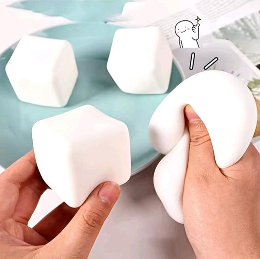 Tofu Squishy - super soft foam filled stress ball stress reliever fidget toy