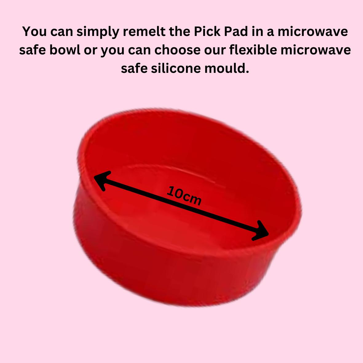 REUSABLE PICKY PAD - PINK SWEETS remeltable pick pad fidget sensory stress reliever skin picking dermatillomania