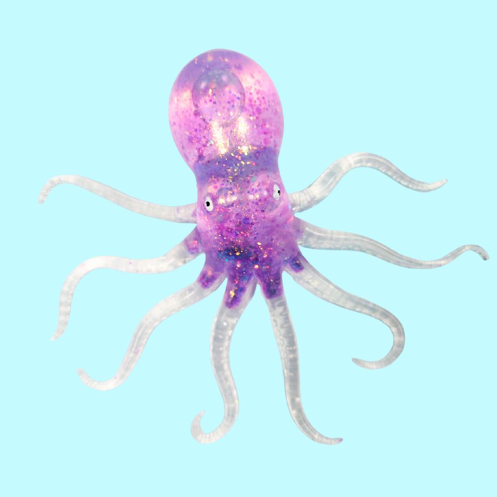 Sugar Squishy Squid - Octopus stress reliever squeeze sensory fidget stress ball
