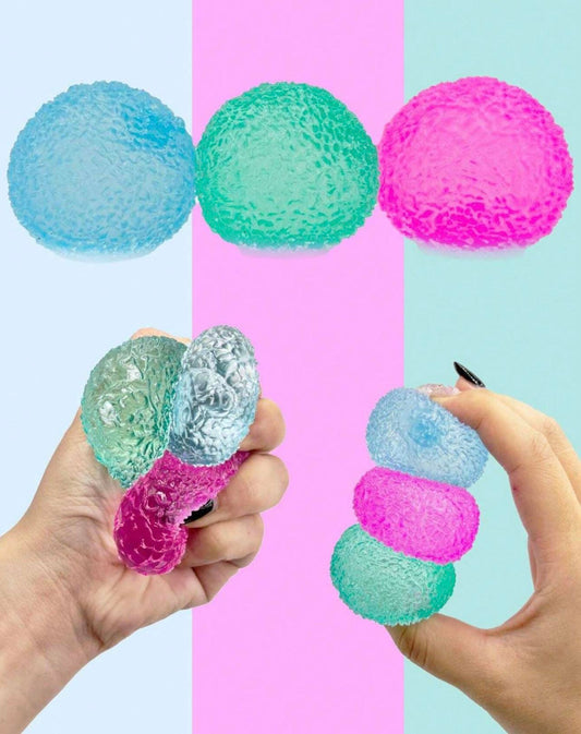 Textured mini sugar ball stress anxiety reliever maltose ball squishy