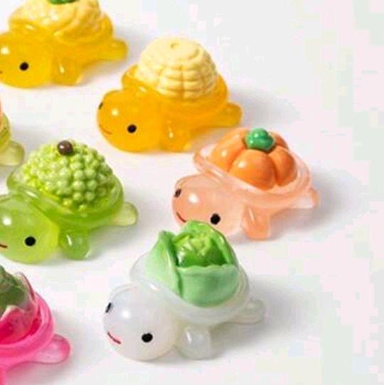 Turtle Worry Buddy - glow in the dark textured figures collectible