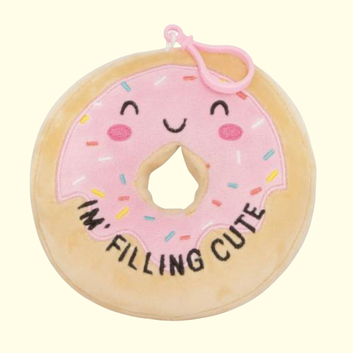 Snarky Food Plush Clip Keyrings