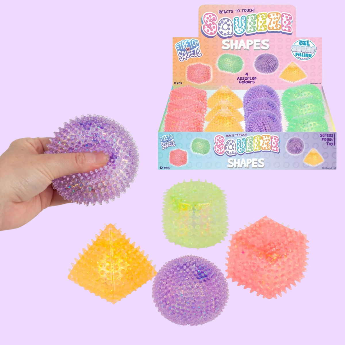Textured Sugar Squishy Shapes – Atmos Fidgets