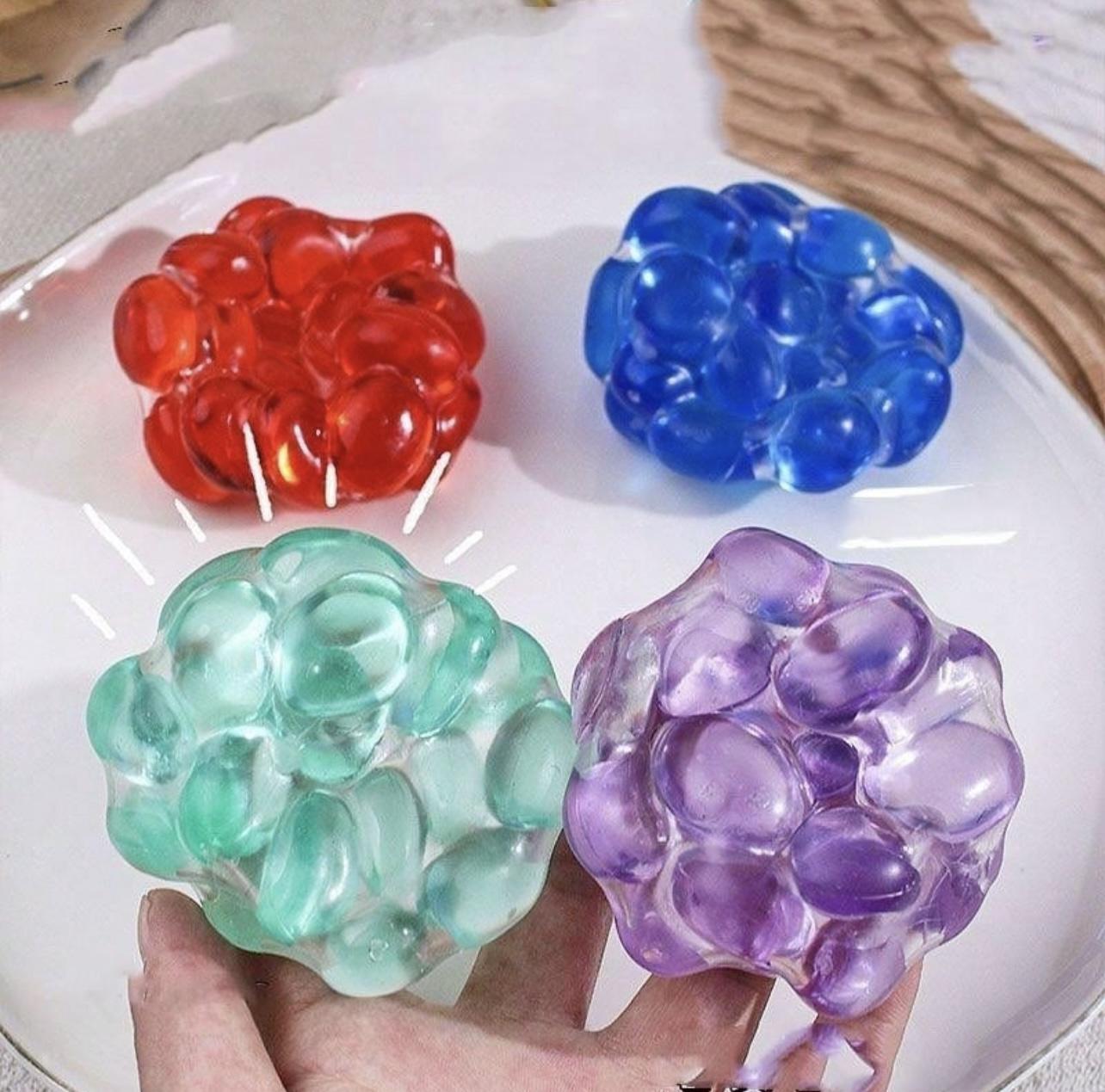 Crunchy Ball - ASMR sensory large beads fidget ball stress relief relax