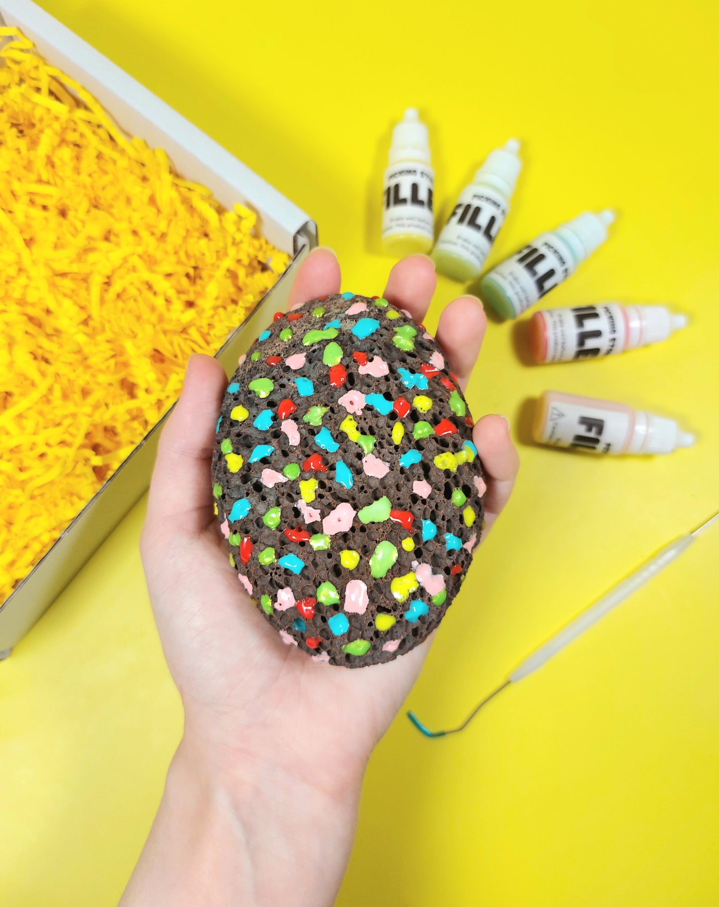 Picking stone gift set - colourful