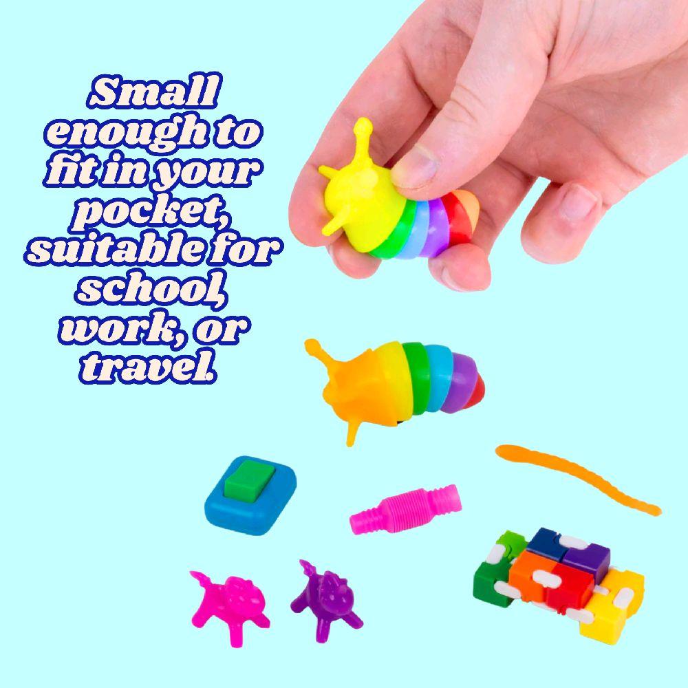 Fidgetz Micro Fidgetz - 5 fidget toy travel friendly stress relief school work ...