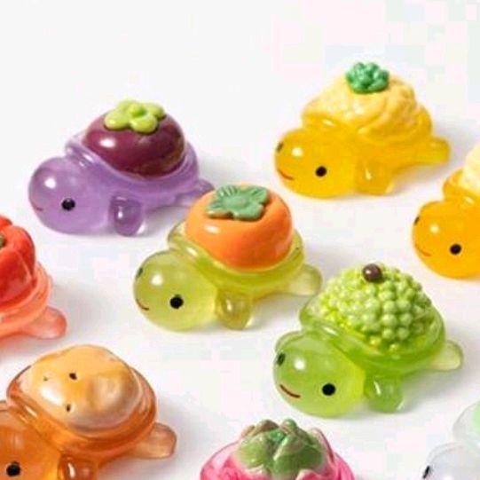 Turtle Worry Buddy - glow in the dark textured figures collectible
