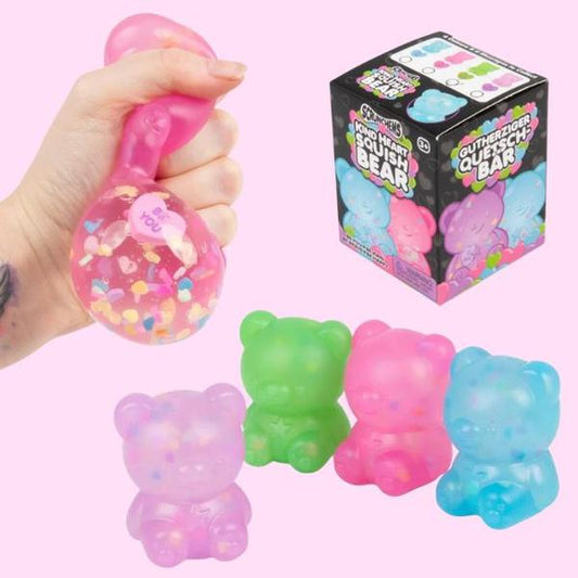 Scrunchems Kind Heart Squishy Bear - squishy stress ball sensory fidget