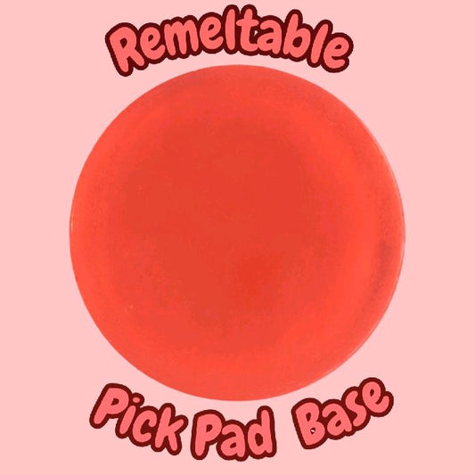 REMELTABLE PICK PAD BASE - RED DIY SPECIAL PICKY PAD MAKING BASE REUSABLE