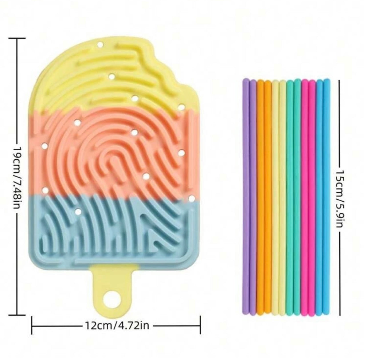 Sensory board - Ice cream