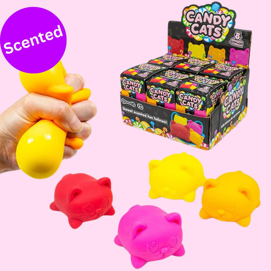 Scrunchems Candy Cats - scented stress ball stress reliever sensory fidget toy