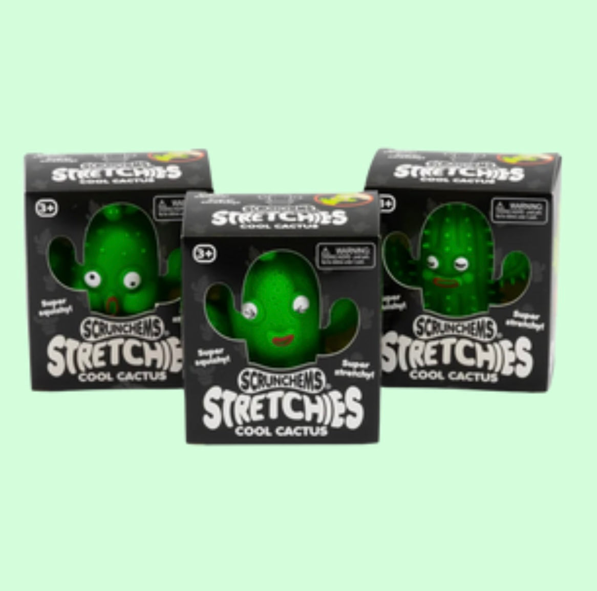 SCRUNCHEMS STRETCHIES COOL CACTUS - squishy fidget sensory desk decoration