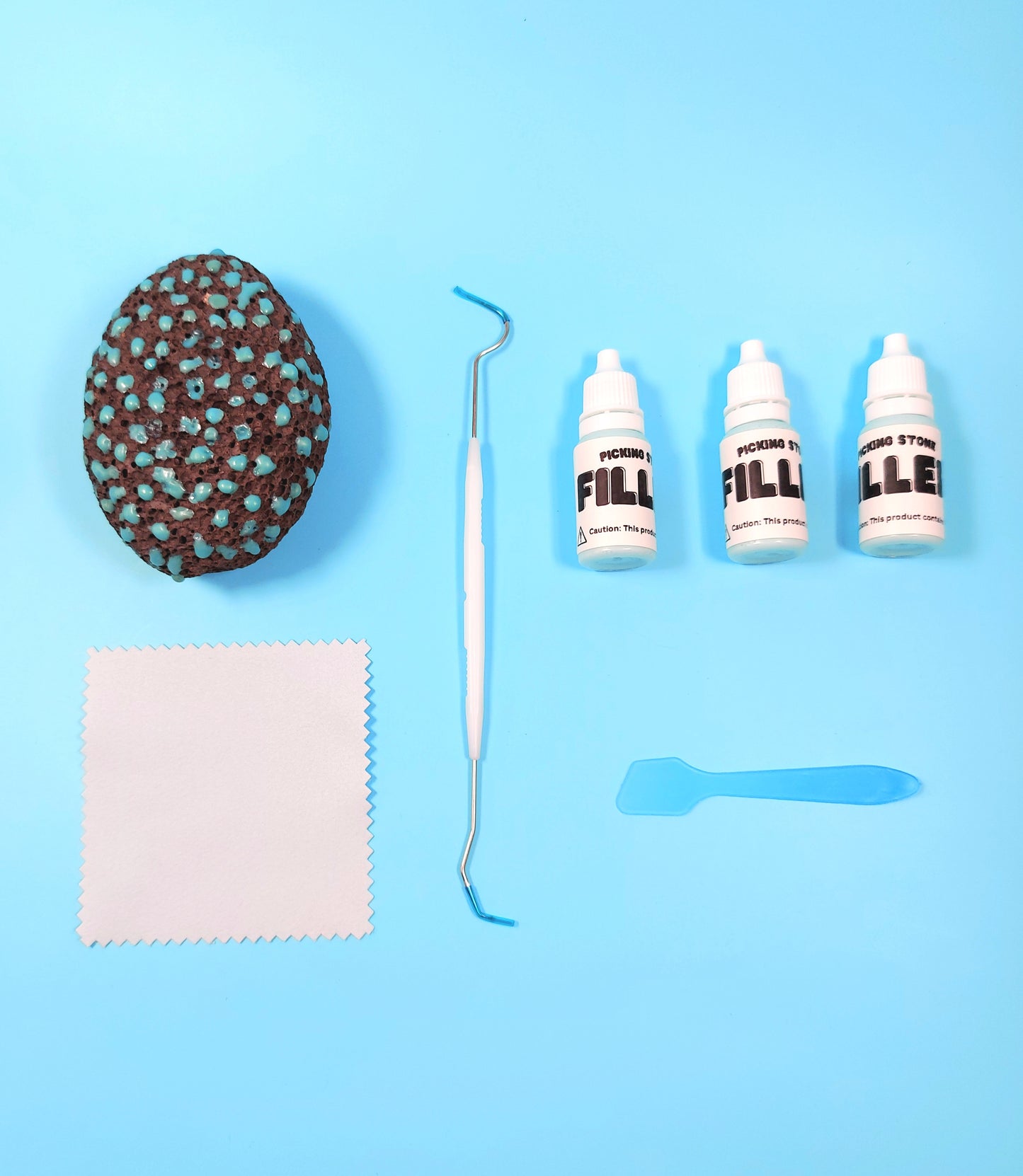 Picking Stone gift set - blue