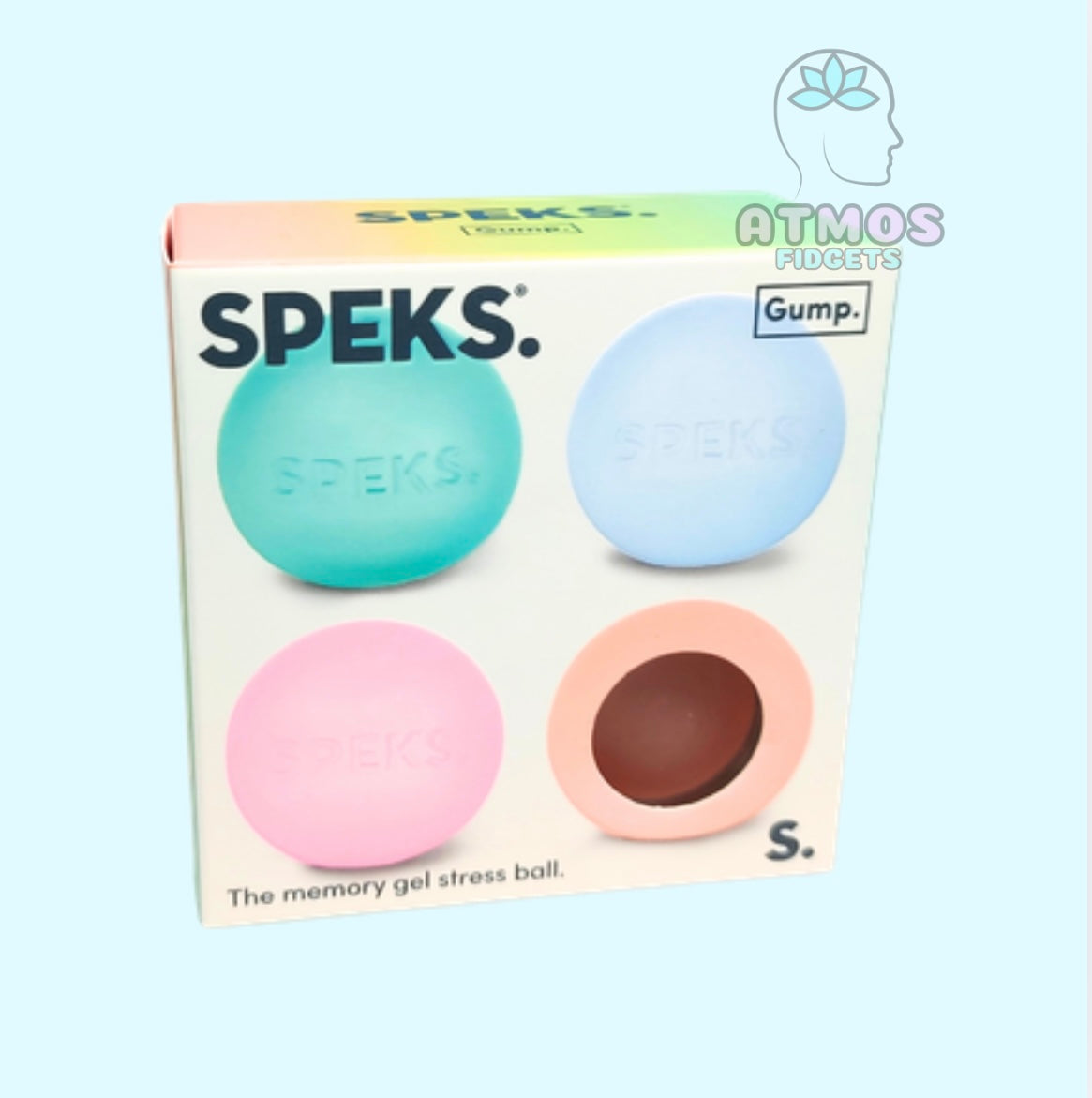 Speks Mini Gump 4 Pack - The Memory Gel Stress Ball