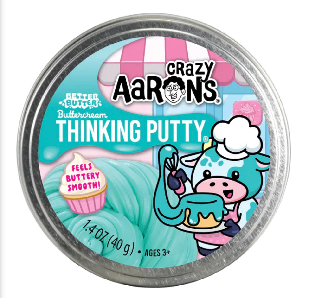 Crazy Aaron’s Better Butter Buttercream- 3.5 inch full size tin