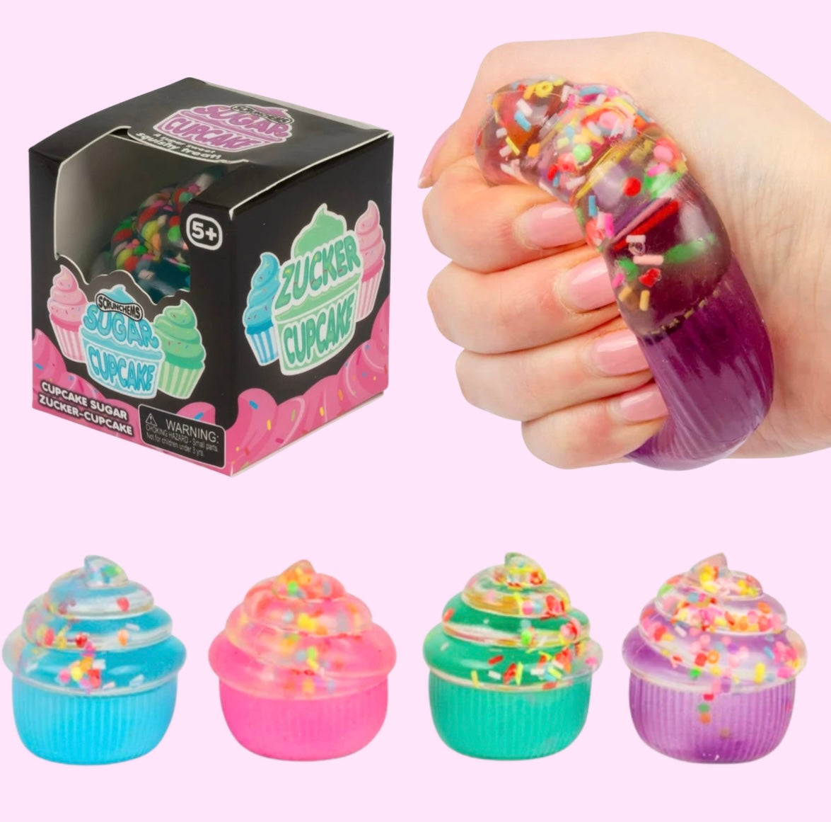 SCRUNCHEMS SUGAR CUPCAKE