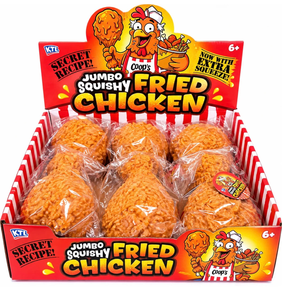 KTL Jumbo Fried Chicken Leg Squishy 18cm