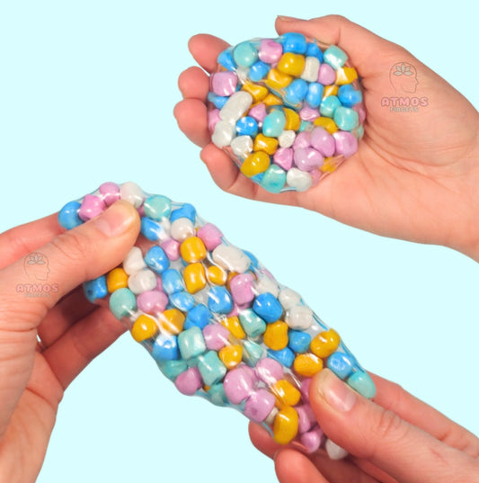 Colourful crunchy ball