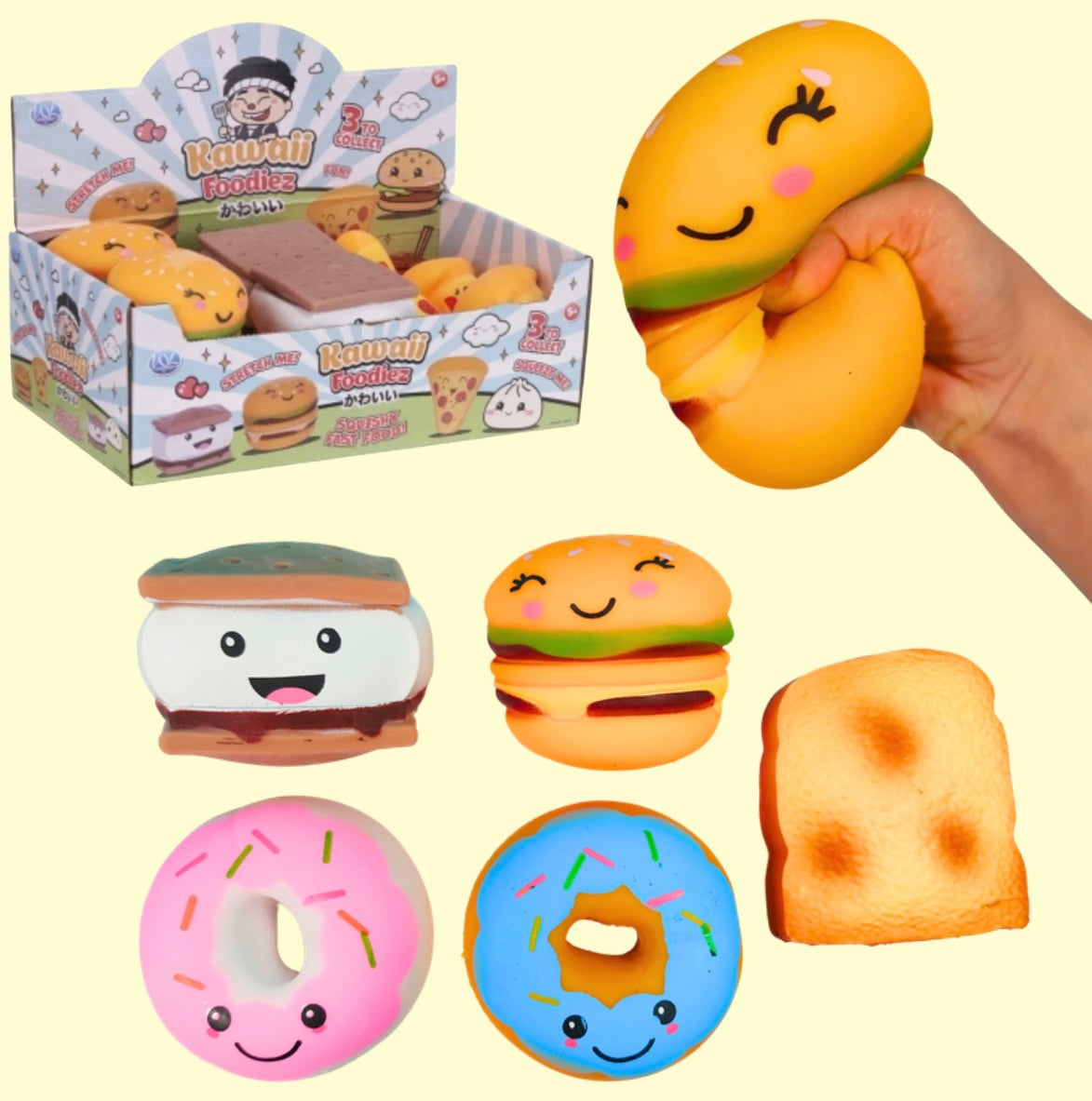 Kawaii Foodies- soft foam filled squishies
