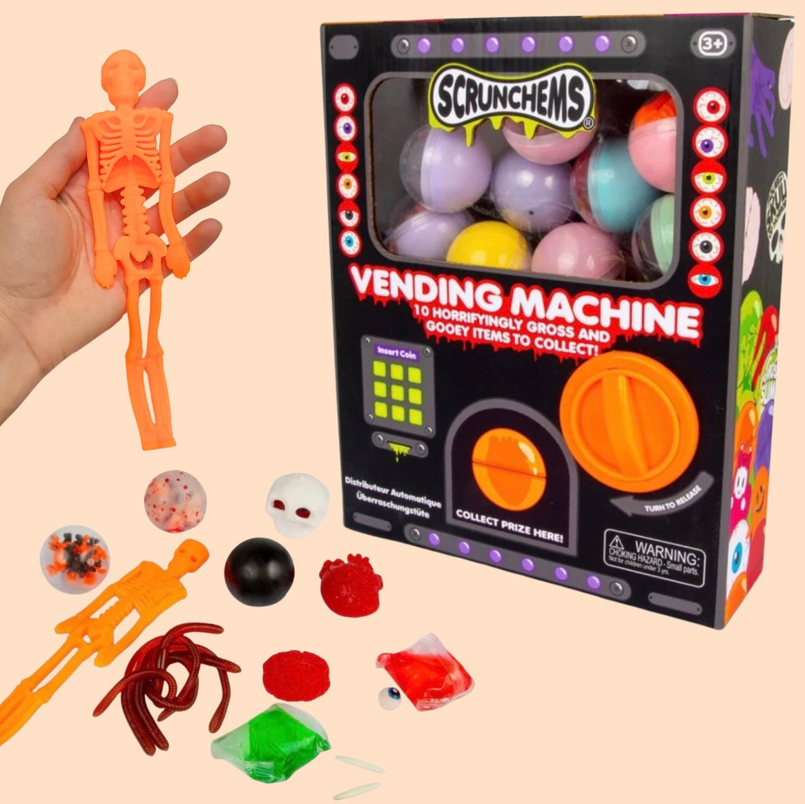 SCRUNCHEMS GROSS VENDING MACHINE