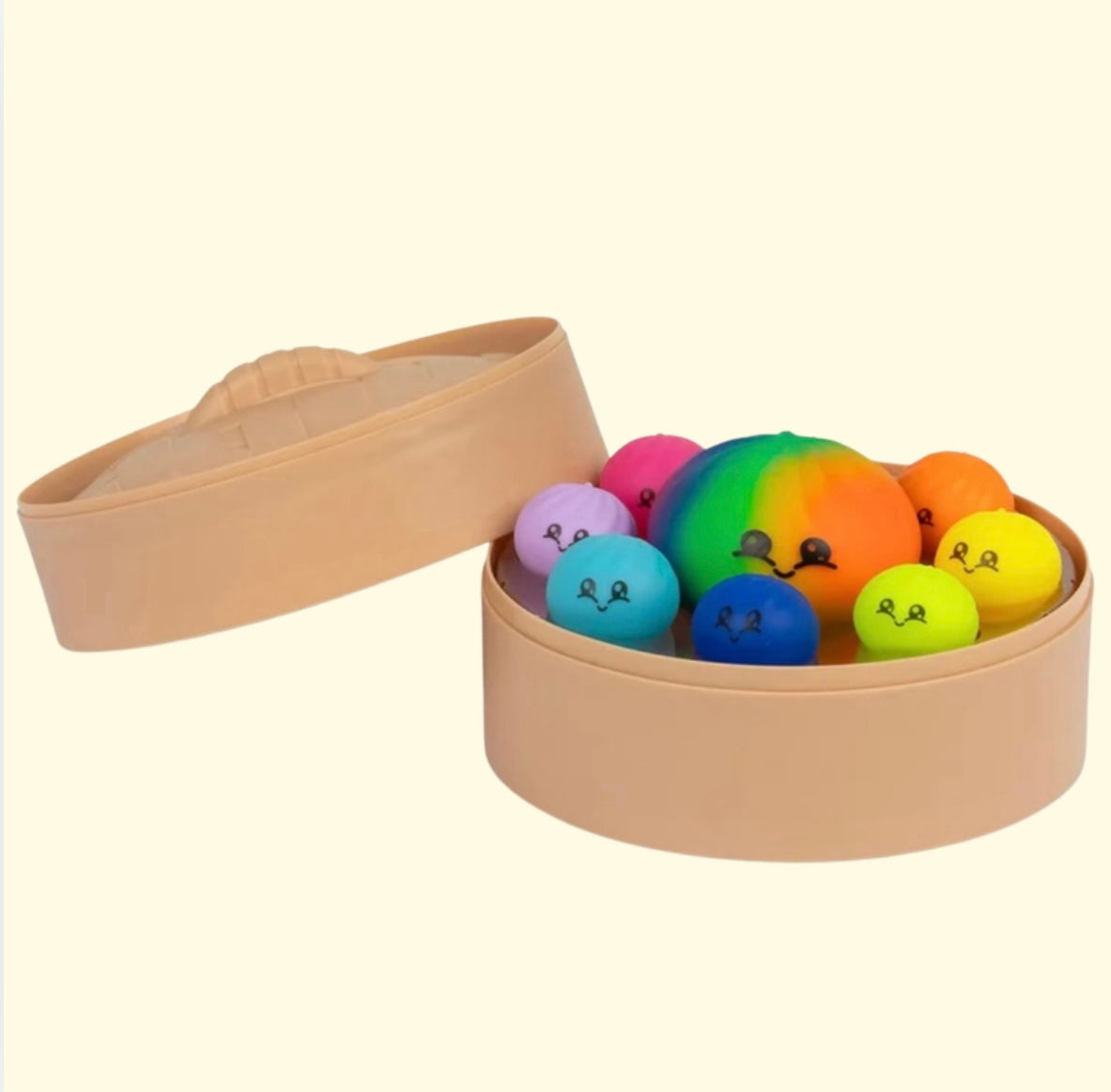 SCRUNCHEMS MEGA RAINBOW DUMPLING SET - 9 dumplings