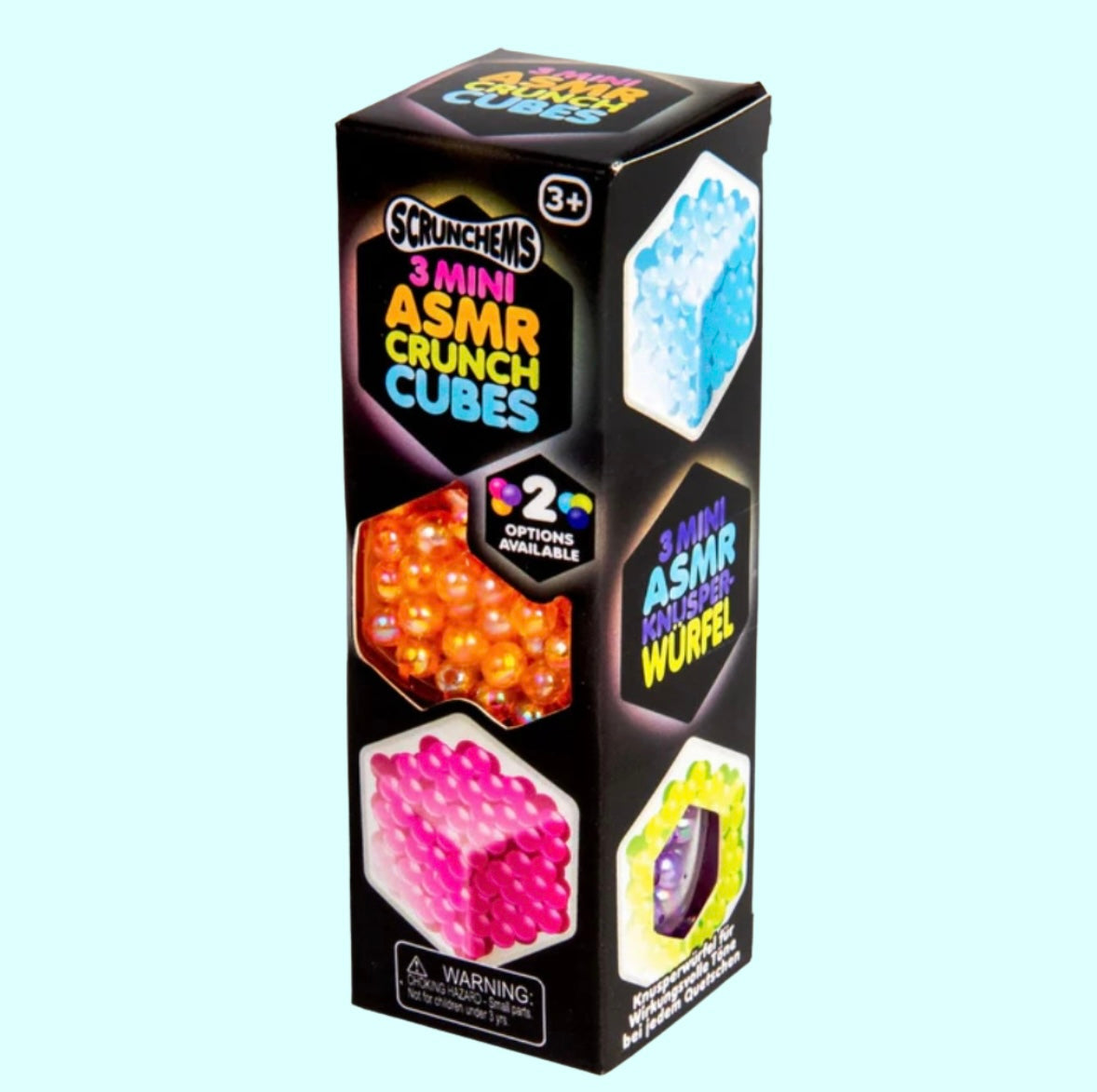 Scrunchems mini ASMR Crunch Cubes - 3 pieces