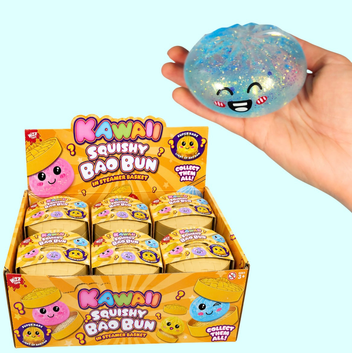 Kawaii Glitter Sugar Squishy Dumplings