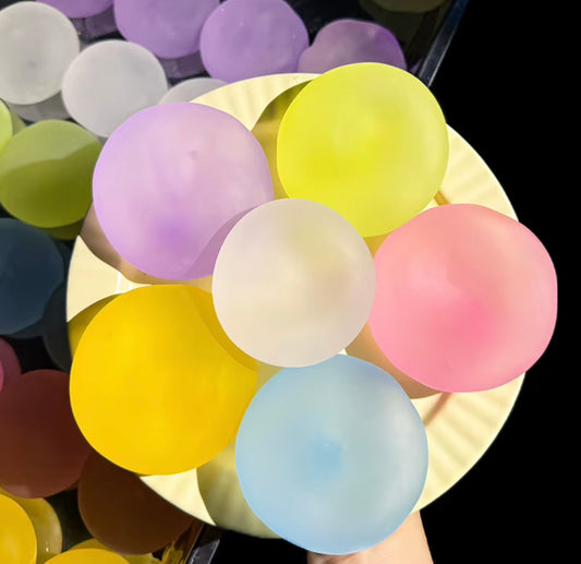 Non-sticky coconut oil style ball matte non-rebounding squishy